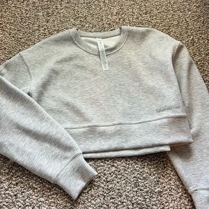 lululemon soft ambitions cropped crew